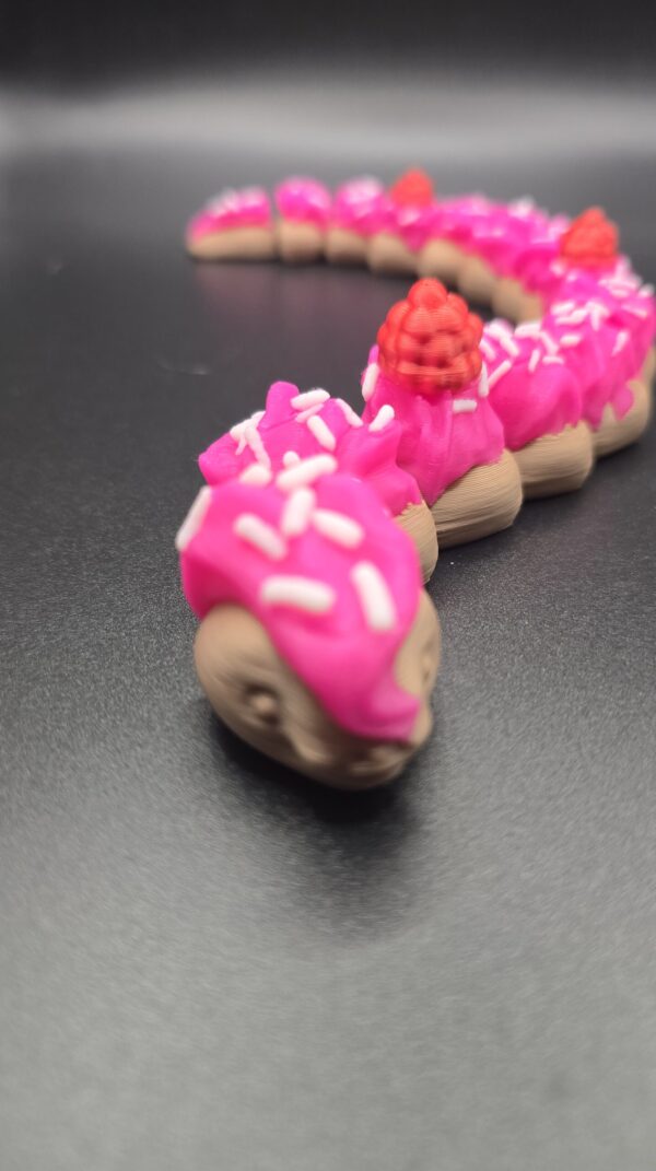 Cupcake slang roze - Afbeelding 2