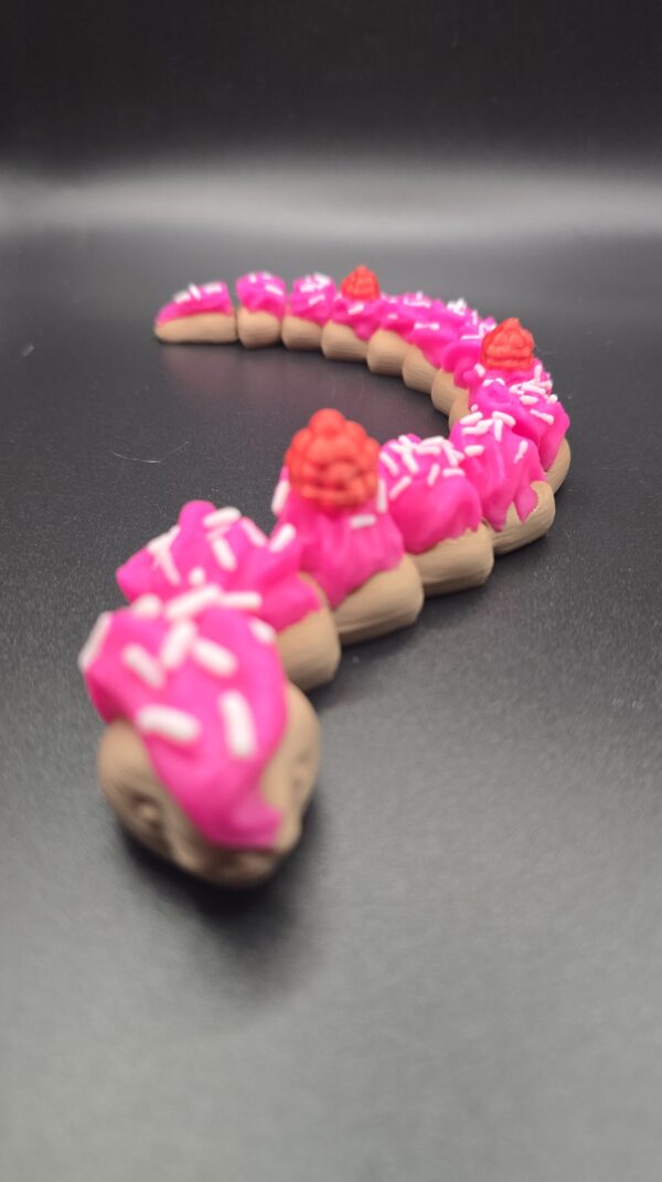 Cupcake slang roze - Afbeelding 3