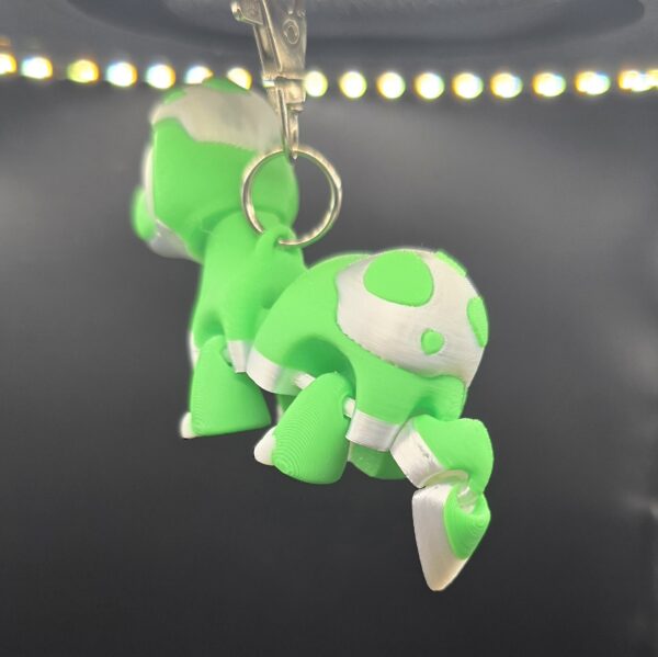 Dino sleutelhanger groen - Afbeelding 2