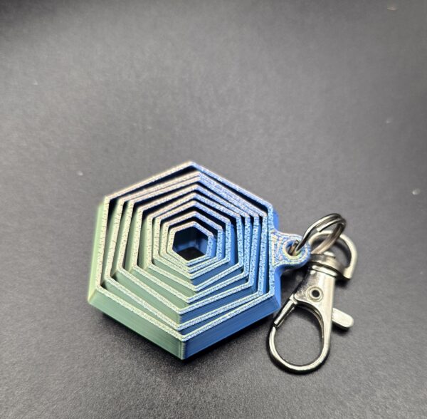 Hexagon fidget sleutelhanger - Afbeelding 4