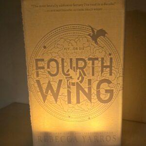 Lithophane boek fourth wing