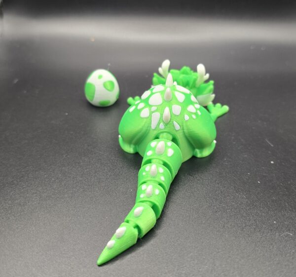 Draak met ei groen - Afbeelding 3