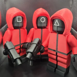 Complete set brick fig squit game