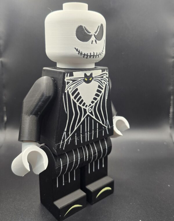 Brick fig Jack Skellington