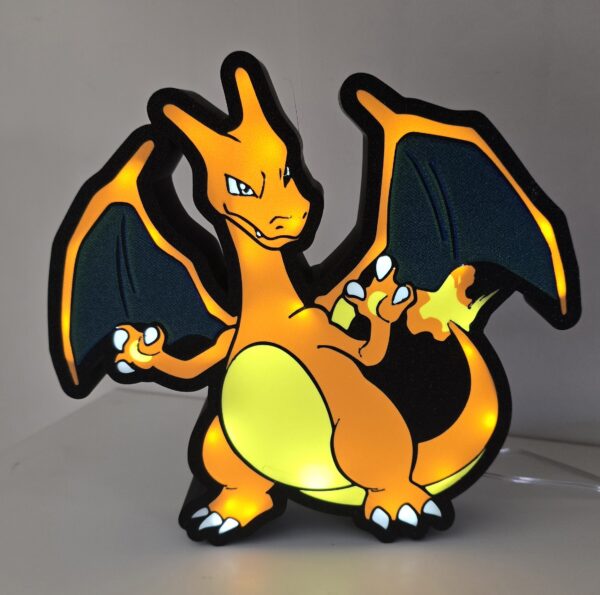 Charizard verlichtings bak - Afbeelding 2