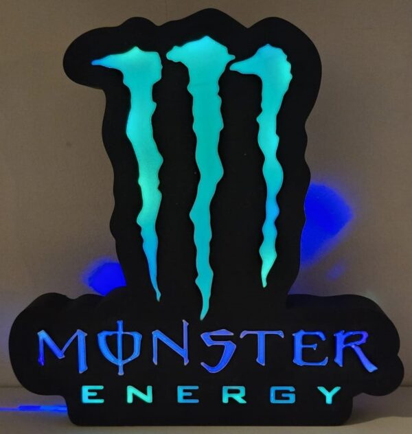Monster energy reclame verlichting - Afbeelding 2