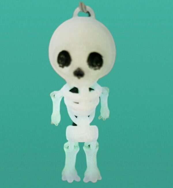 Sleutelhanger skelet glow in the dark - Afbeelding 2