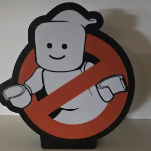 Lego Ghost Busters logo verlichting