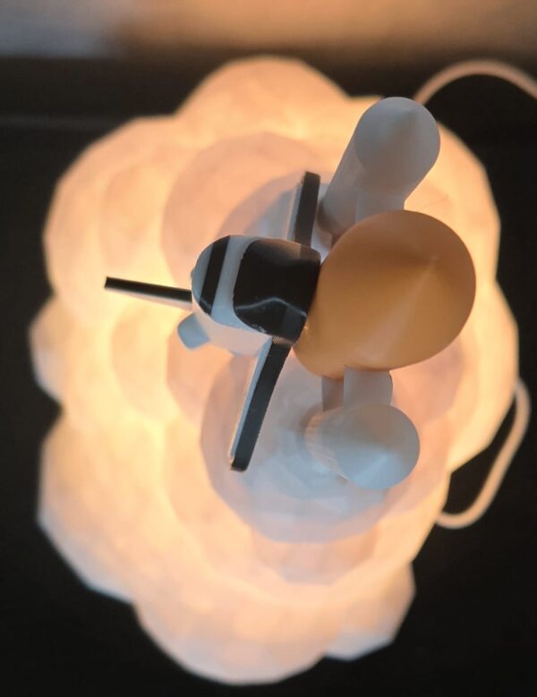 Space shuttle lamp
