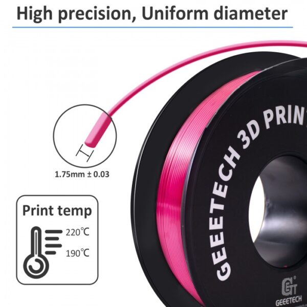 Geeetech PLA Silk Magenta 1KG - Afbeelding 5