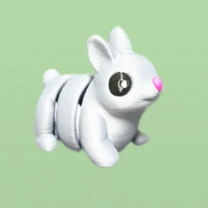 Pocket friend konijn zilver