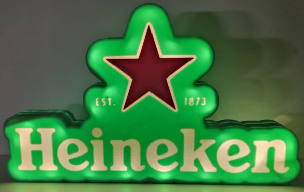 Heineken reclame verlichting - Afbeelding 2