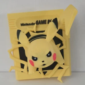 Game card waar Pikachu uit komt