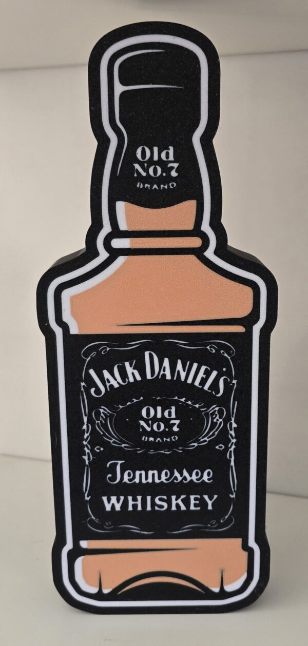 Jack Daniels fles verlichtings bak - Afbeelding 2