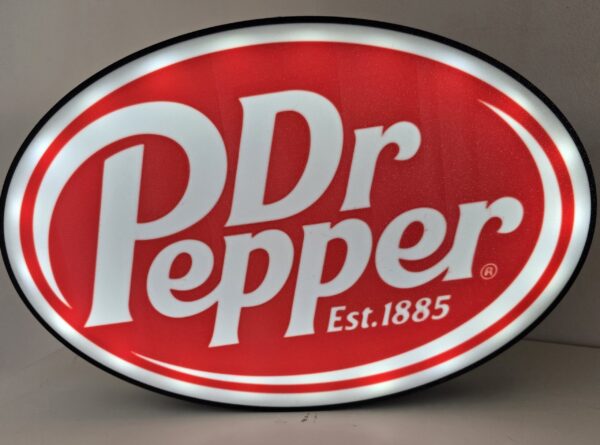 Dr Pepper verlichtings box