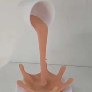 zwevende kopje koffie