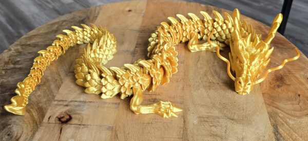 Draak goud 90CM - Afbeelding 2