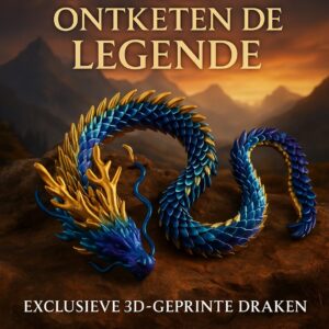 Draak regenboog 90CM